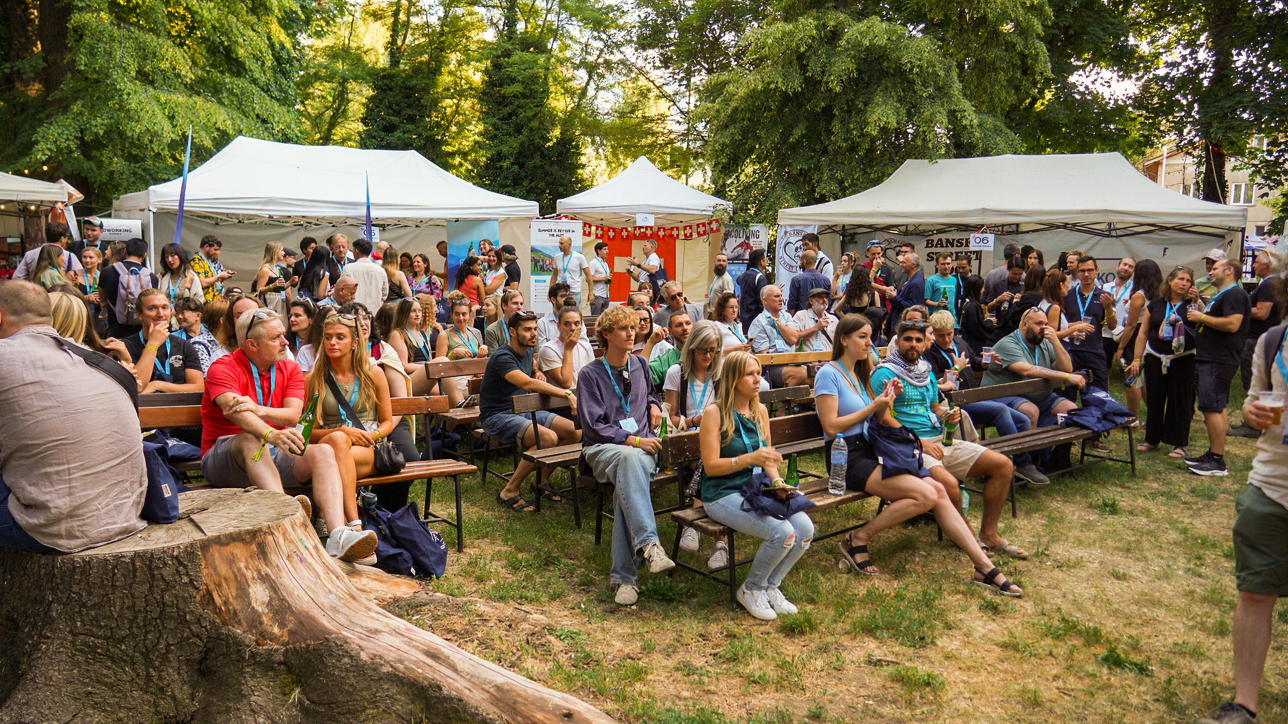 Bansko Nomad Fest crowd